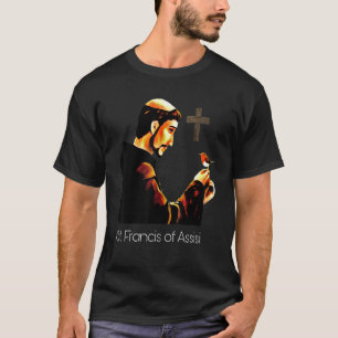 T-shirt Saint François d'Assise Patron Saint des Animaux C