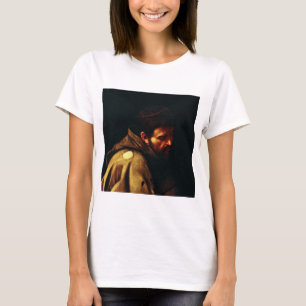 T-shirt Saint François par Le Caravage Chef-d'œuvre baroqu