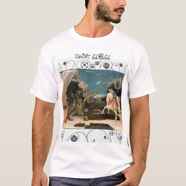 T-shirt Saint George, Dragon et Princesse (Devant)