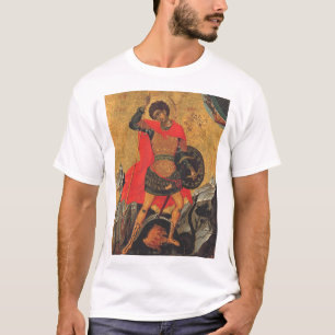 T-shirt Saint George et l'icône orthodoxe du Dragon