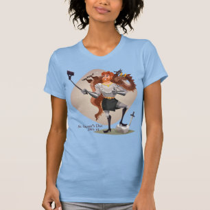 T-shirt Saint George's Day, selfie avec un dragon