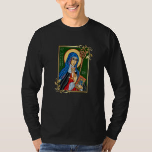 T-shirt Saint Gertrude de Nivelles Patron Saint des Chats