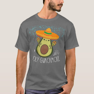 T-shirt Saint Guacamole Pun Meican Fiesta Avocado Salade V