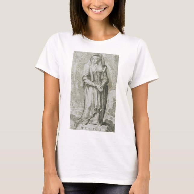 T-shirt Saint Hildegard de Bingen (Devant)