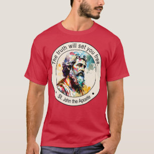 T-shirt Saint Jean l'Apôtre Citations religieuses Don Insp
