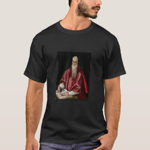 T-shirt Saint Jérôme Comme Scholar Par El Greco Peinture