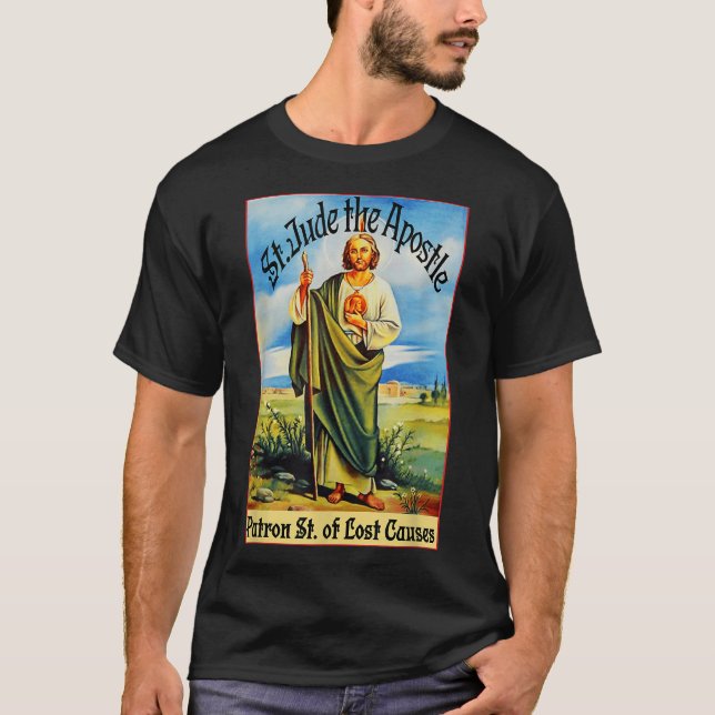 T-shirt Saint Jude l'Apôtre de Jésus Causes perdues Patron (Devant)