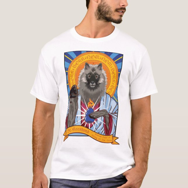T-shirt Saint-Keeshond (Devant)