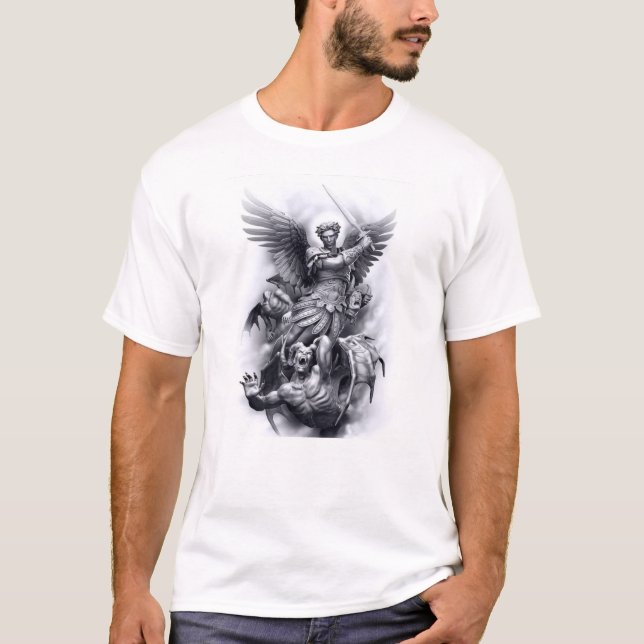 T-SHIRT SAINT MICHAEL (Devant)
