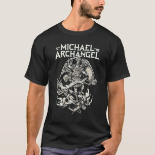 T-shirt Saint Michel Archange Catholique Ange Protecteur