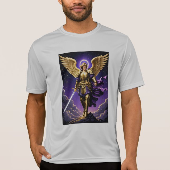 T-shirt Saint Michel de l'Archange catholique romain (Devant)