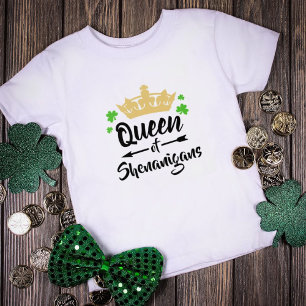 T-shirt Saint Patrick, fête de la Reine des Shenanigans