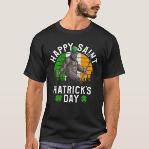 T-shirt Saint Patrick Hockey Joyeux Saint Hatrick's Day