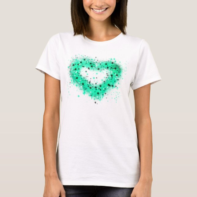 T-shirt Saint Patrick | pulvériser le coeur brillant de pe (Devant)