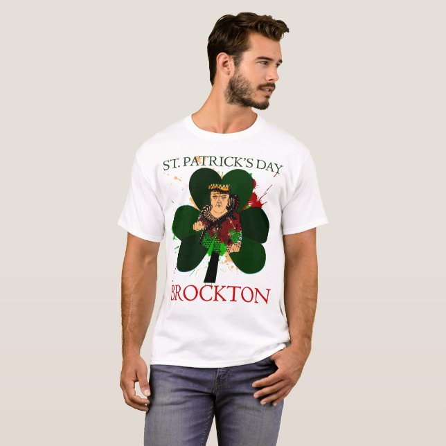 T-shirt Saint Patrick's Day Brockton (Devant entier)