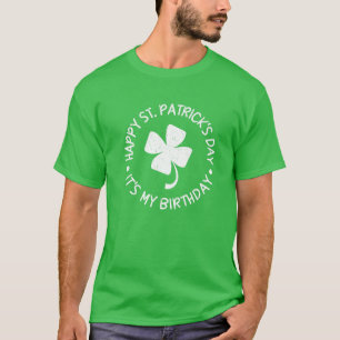 T-shirt Saint Patrick's Day C'est mon Shamrock d'anniversa