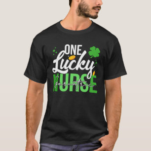 T-shirt Saint Patrick's Day Infirmière gériatrique One Luc