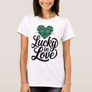 T-shirt Saint Patrick's Day Lucky in Love-Perfect for Coup