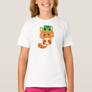 T-shirt Saint Patrick's Day, Orange Cat, Casquette Leprech