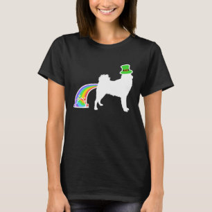 T-shirt Saint Patrick's Day Rainbow Chien finlandais Spitz