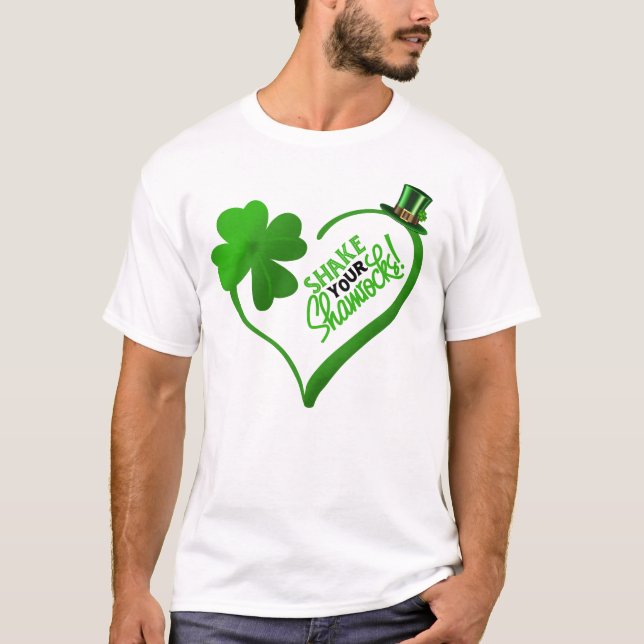 T-shirt Saint Patrick's Day Shake Your Shamrock (Devant)