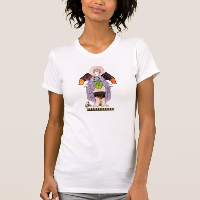 T-shirt Saint patron des poulets de danse (Devant)