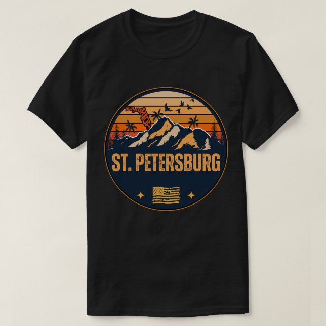 T-shirt Saint-Pétersbourg, Floride (Design devant)