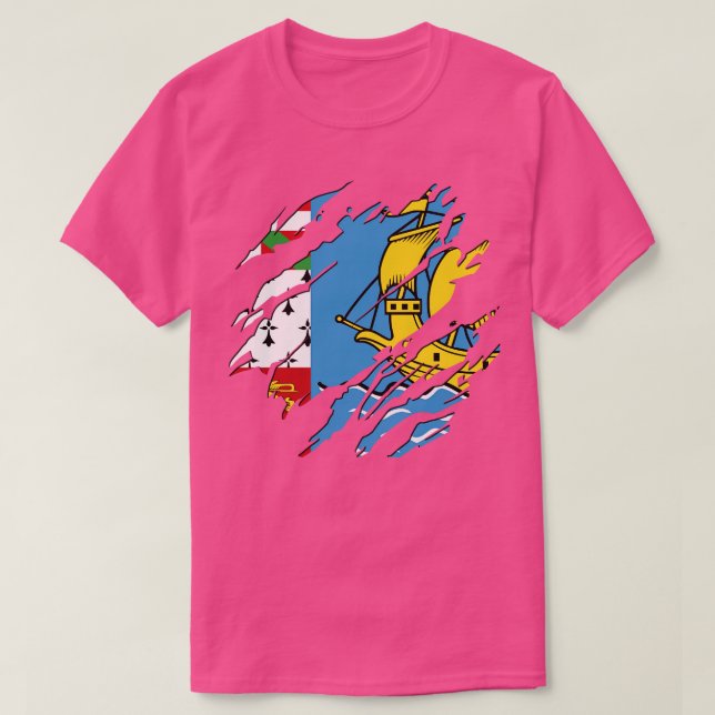 T-shirt Saint Pierre et Miquelon Toujours (Design devant)