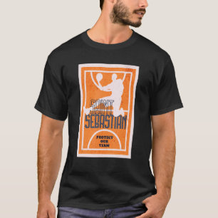 T-shirt Saint-Sébastien Basketball Dunk Patron Saint-Sport