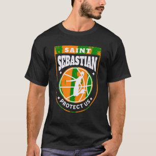 T-shirt Saint-Sébastien Basketball Dunk Patron Saint-Sport