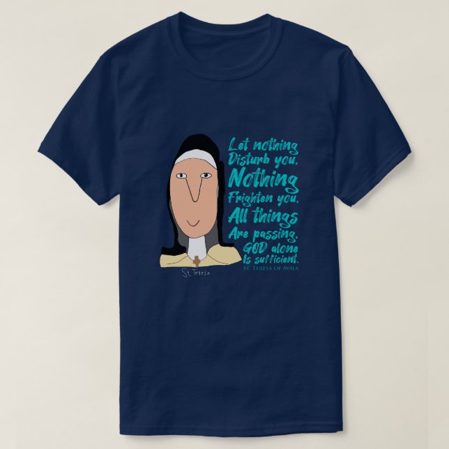 T-shirt Saint-Teresa d'Avila 2 (Design devant)