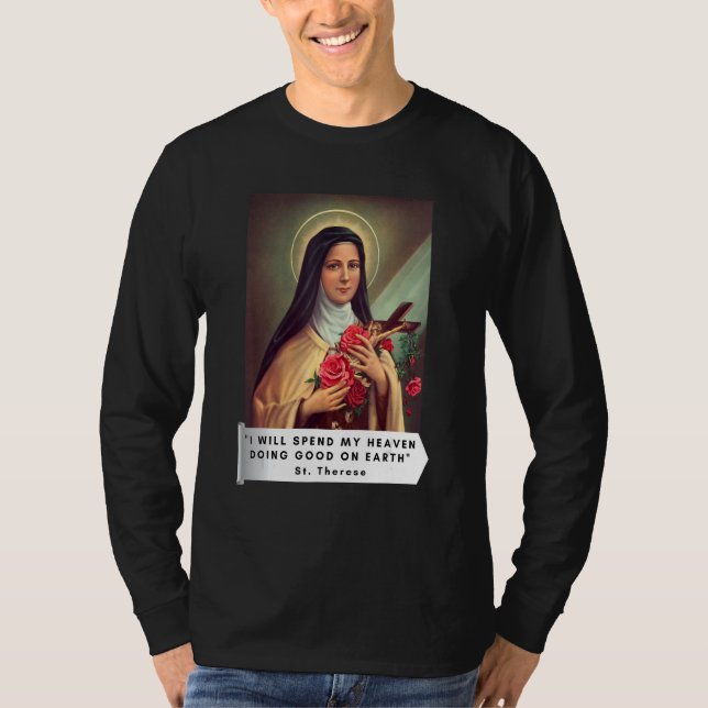 T-shirt Saint Thérèse De Lisieux Saint Thérèse De L'Enfant (Devant)