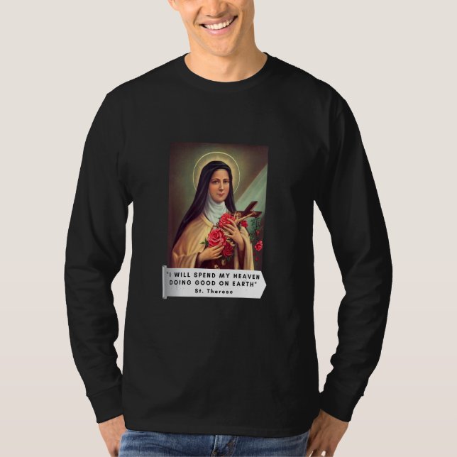 T-shirt Saint Thérèse De Lisieux Saint Thérèse De L'Enfant (Devant)