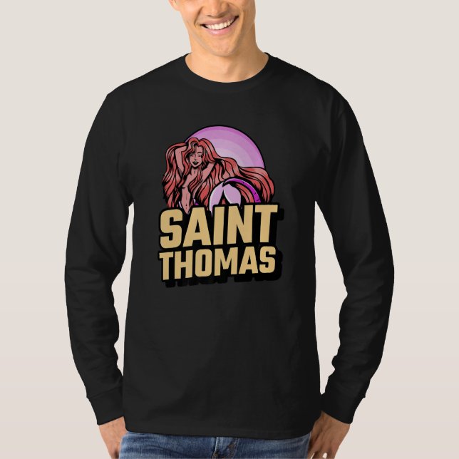 T-shirt Saint Thomas US Virgin Islands Premium (Devant)