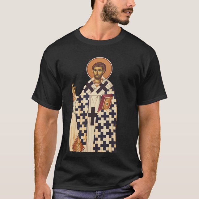 T-shirt Saint Timothée, premier évêque chrétien d'Ephes (Devant)