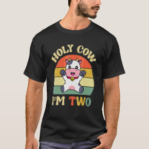 T-shirt Saint Vache Je suis deux mignonnes animaux de ferm
