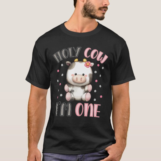 T-shirt Saint Vache Je suis un mignon animal de ferme 1er  (Devant)