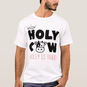 T-shirt Saint-Vache Personnalisé Nom et âge Parent Fête d'