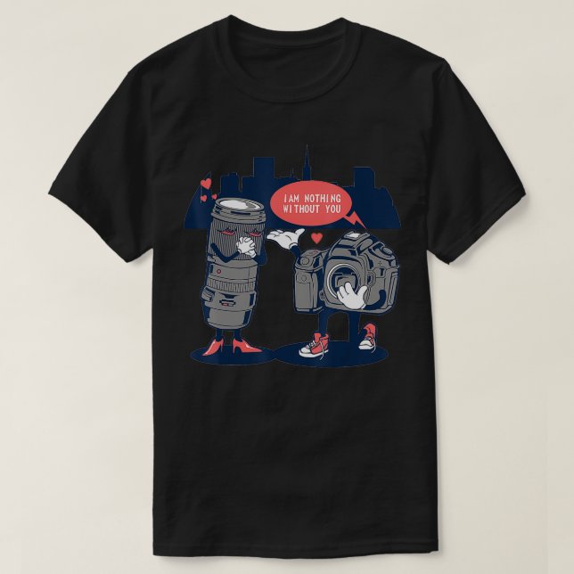 T-shirt Saint Valentin 2021 pour les photographes (Design devant)