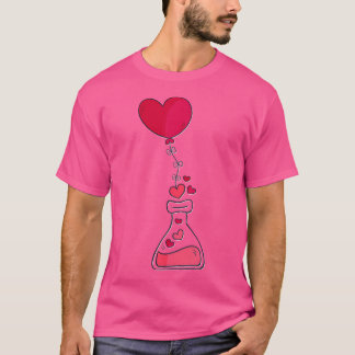 T-shirt Saint-Valentin Amour Coeur Rouge Tee Meilleur Chim