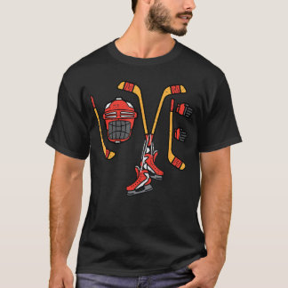 T-shirt Saint-Valentin Amour Hockey sur glace Sport Gardie