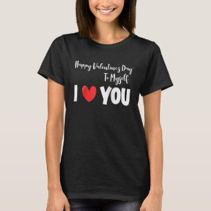 T-shirt Saint-Valentin anti-valentin Cœur Jour Solitaire