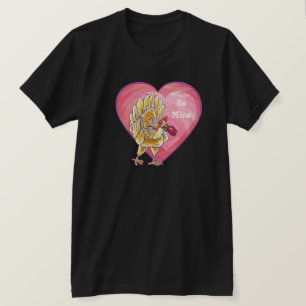 T-shirt Saint-Valentin au poulet