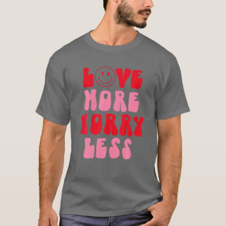 T-shirt Saint Valentin Cadeaux Sourire Visage Amour Plus d