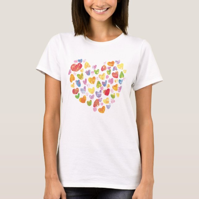 T-shirt Saint Valentin Coeur (Devant)