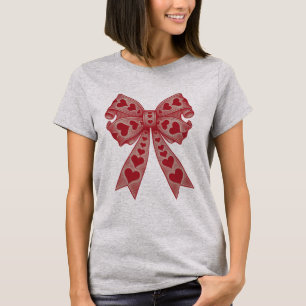 T-shirt Saint Valentin Coeur Coquette arc Retro Valentine