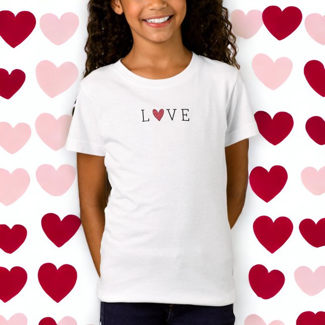 T-Shirt Saint Valentin coeur d'amour (Créateur téléchargé)