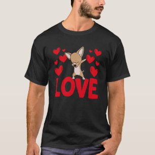 T-shirt Saint Valentin Coeurs Amour Chihuahua Femmes anima