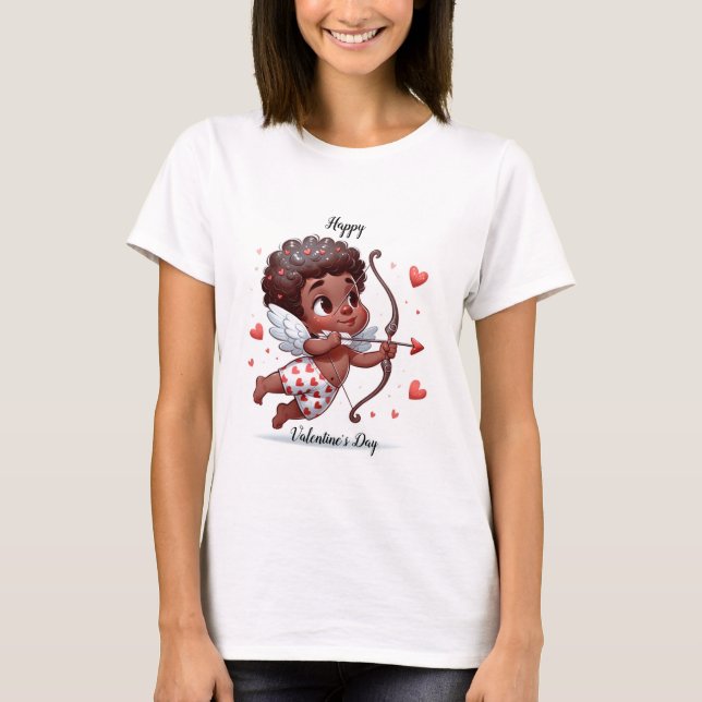 T-shirt Saint-Valentin de Cupidon (Devant)