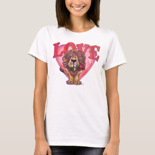 T-shirt Saint-Valentin de lion